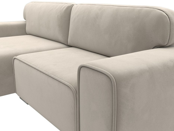 Диван угловой Лига-029 левый угол Микровельвет