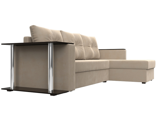 Диван угловой Атланта правый угол Велюр