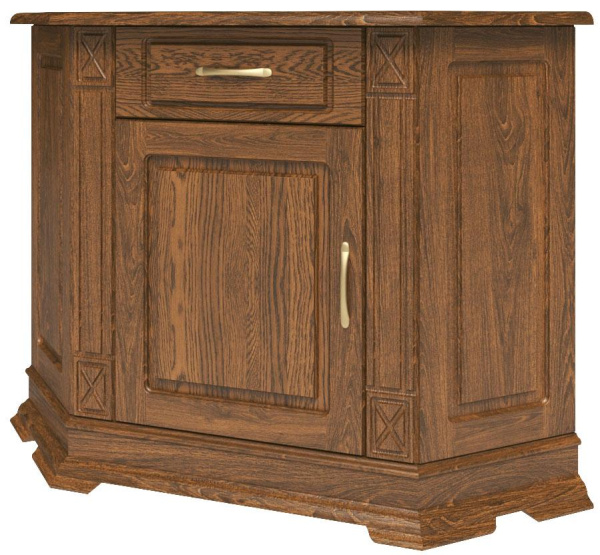 Тумба угловая Верди Классик П1.0487.0.01-01 (Черешня)