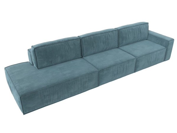 Диван прямой Прага Модерн Лонг подлокотник справа Велюр