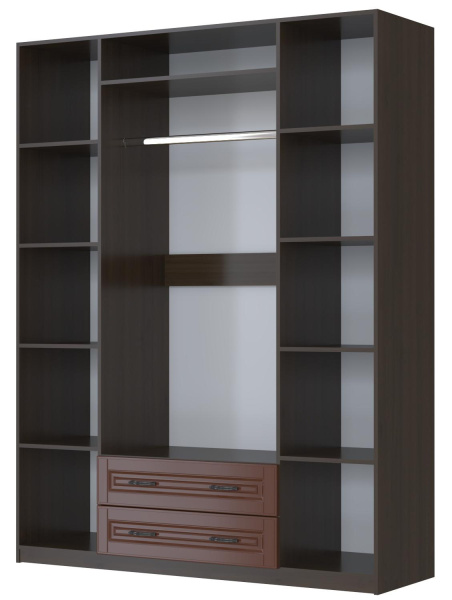 Шкаф распашной Кантри ШР-4 с зеркалом