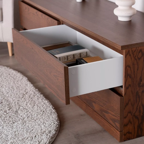 Комод Варма Прайм 4Д ясень, коричневый