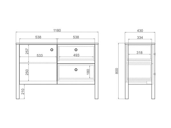 Комод Bergen home BG030