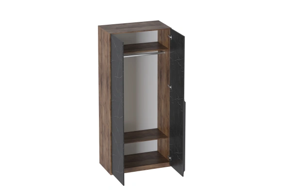 Шкаф двухстворчатый Браун с глухими дверями