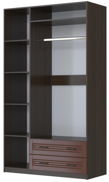 Шкаф распашной Кантри ШР-3 с зеркалом