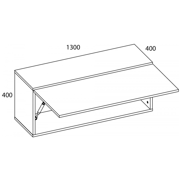 Шкаф навесной 1D/130-40 MODERN