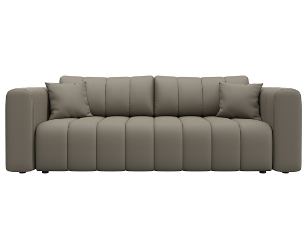 Диван прямой Лига-062 НПБ Экокожа (экокожа GRIFON 04 бежевый)