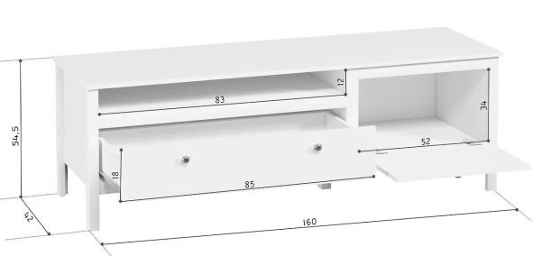 Тумба HELGA RTV1D1S