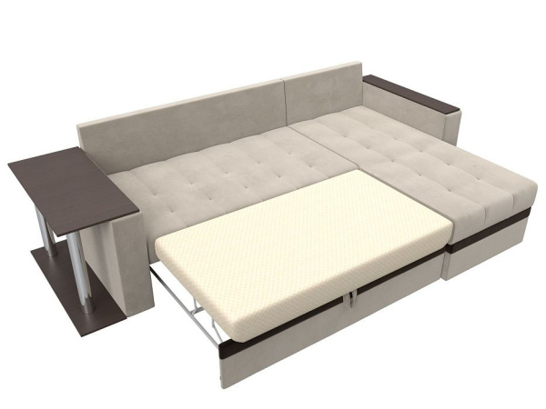 Диван угловой Атланта М правый угол Микровельвет