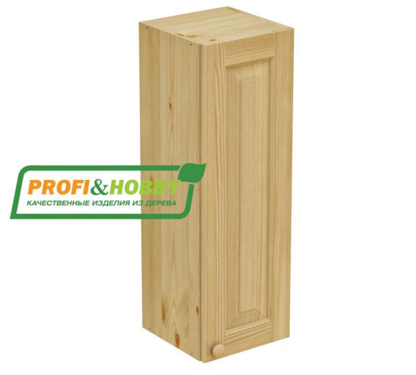 Шкаф настенный 1 дверь 300*900 филенка (Цвет без покрытия)