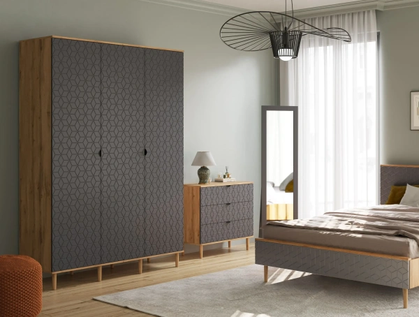 Шкаф трехдверный Денвер