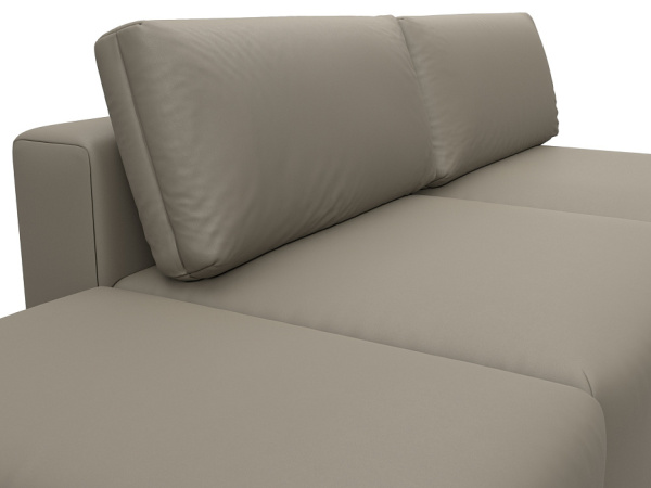 Диван прямой модульный с пуфом Лига-060 НПБ Экокожа