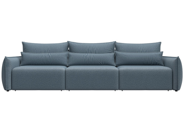 Диван прямой Лига-051 НПБ Лонг Велюр (NESS 12 серый)