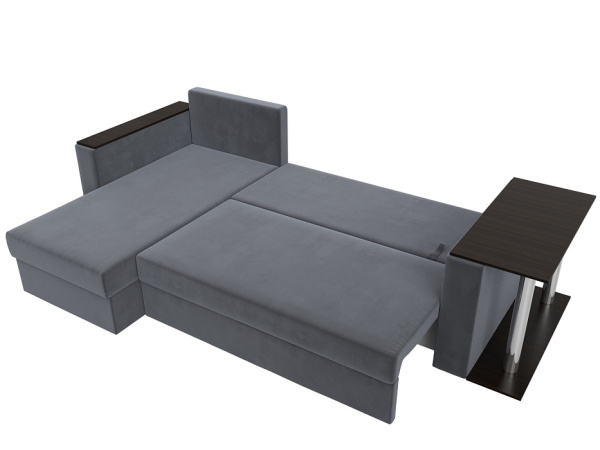 Диван угловой Атланта со столом левый угол Велюр