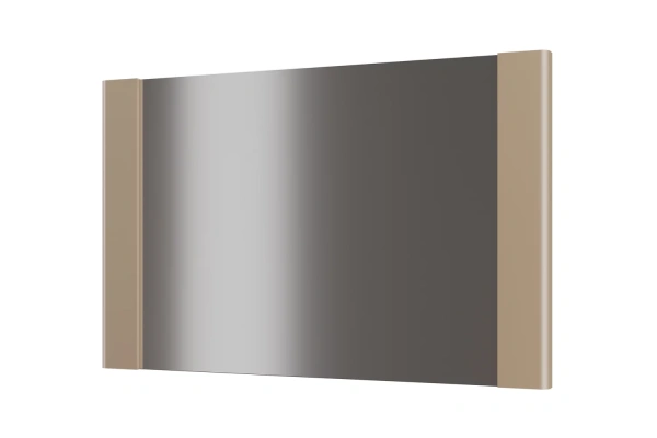 Зеркало навесное Вива (ЛДСП/МДФ(пл.), Латте/ Мокко глянец,( НОВОЕ))