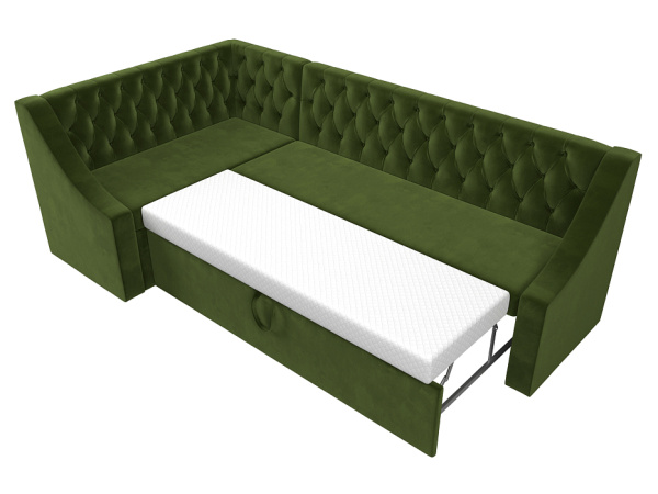 Диван кухонный угловой Мерлин левый угол Микровельвет