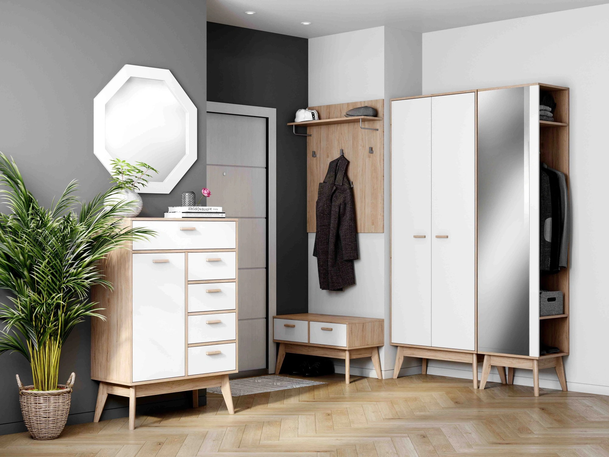 Комод высокий Калгари