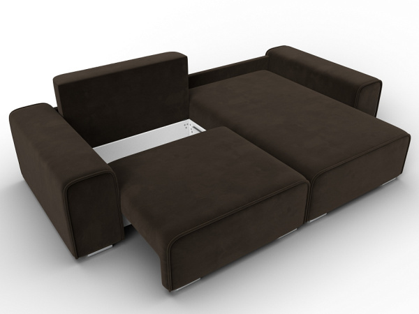 Диван угловой Лига-029 Микровельвет