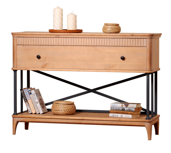 Стеллаж Вида №5 (Фасад Широкая полоска, Высота ножек 180)