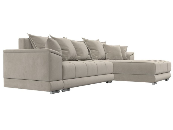 Диван угловой НордСтар правый угол Микровельвет