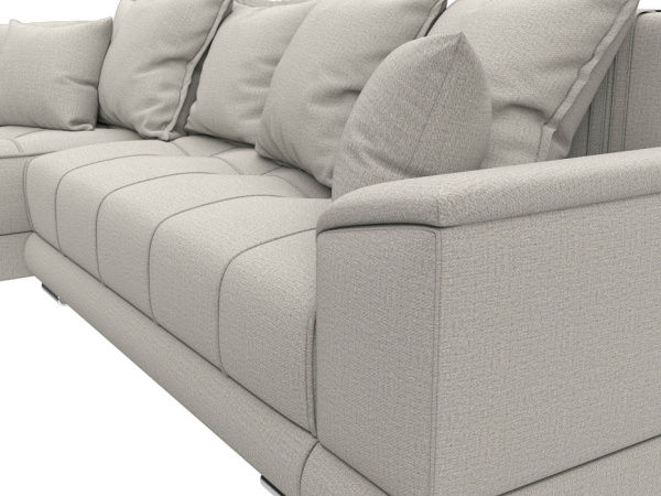 Диван угловой НордСтар левый угол Рогожка