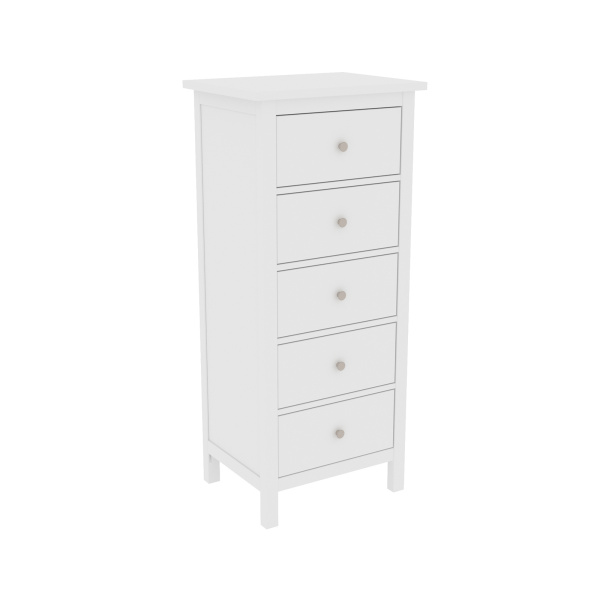 Комод Кантри Hemnes 05 ММЦ (Белый лак)