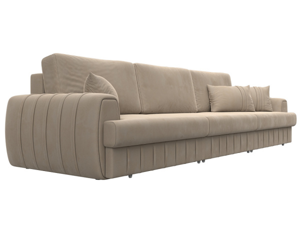 Диван прямой Лига-057 НПБ Лонг Велюр