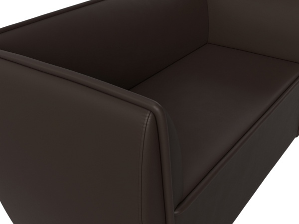 Диван кухонный прямой Бергамо 2-х местный Экокожа