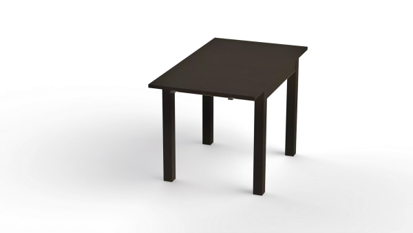 Стол обеденный раскладной ВАРДИГ С 80(120)x70 шпон, ясень белый