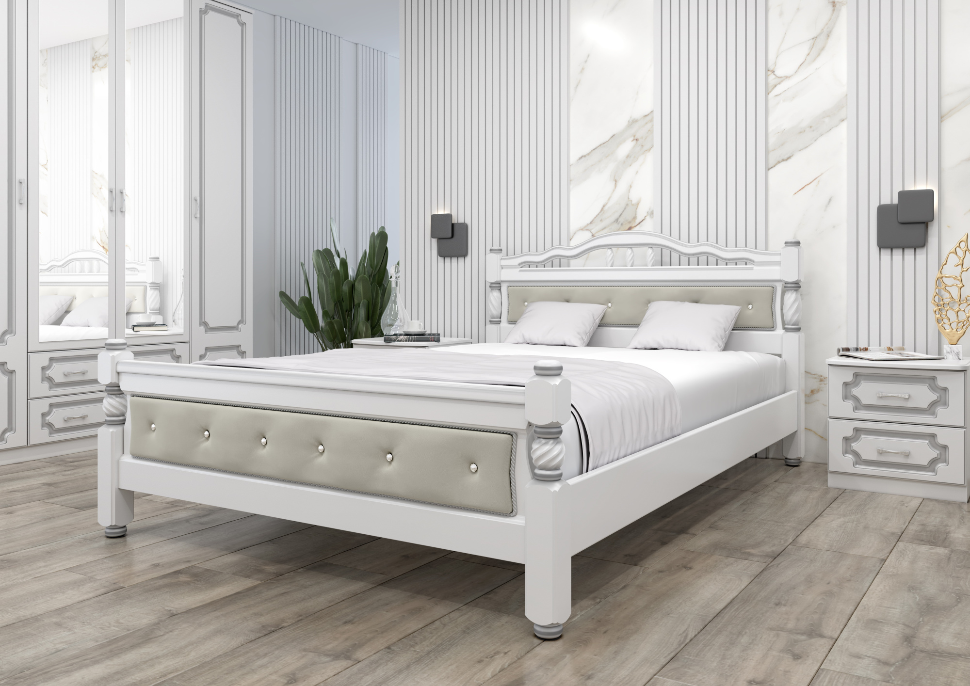 Кровать двуспальная Карина 11