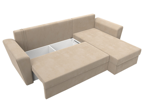 Диван угловой Амстердам Лайт правый угол Велюр