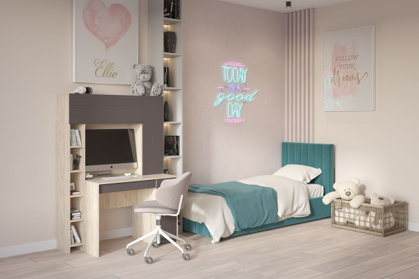 Кровать односпальная Нельсон Вертикаль