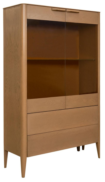 Шкаф-витрина 2д Версаль БМ2.777.0.06 (Капучино)