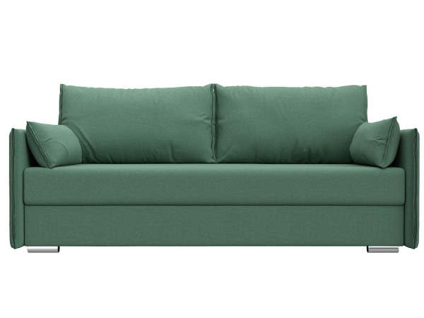 Диван прямой Сайгон Рогожка (Амур 11 зеленый)