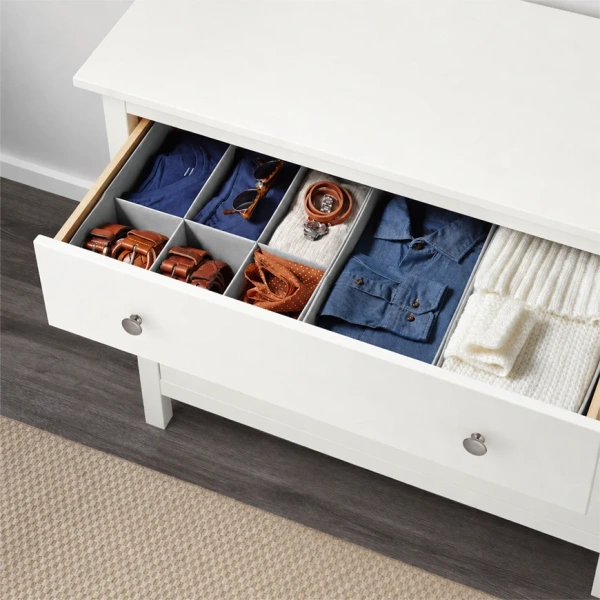 Комод Кантри Hemnes 03 ММЦ (Белый лак)