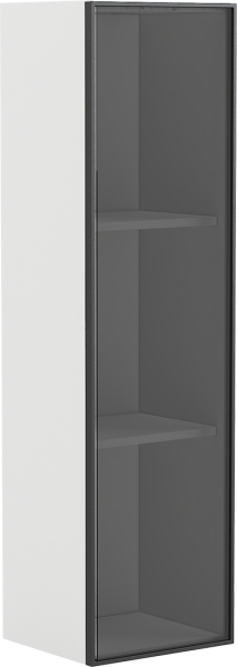 Пенал-витрина Эдем (Сабия-белая/Латте)