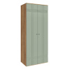 Шкаф распашной двухдверный Вега Саксония (Серо-зеленый)