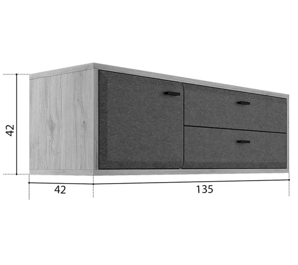 Тумба GRACE RTV1D2S