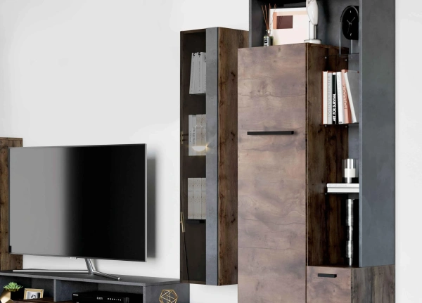 Шкаф навесной с дв Глазго