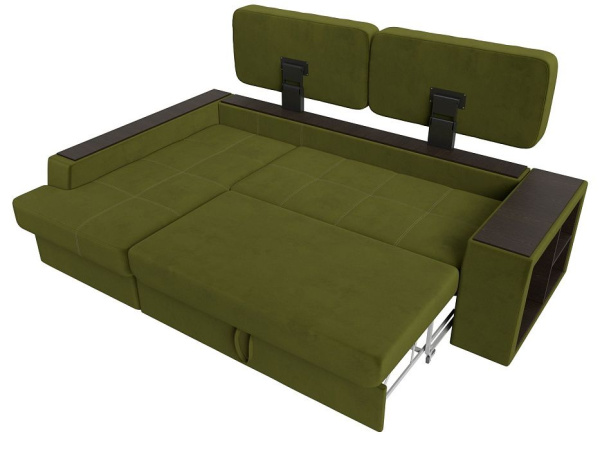 Диван угловой Брюссель левый угол Микровельвет