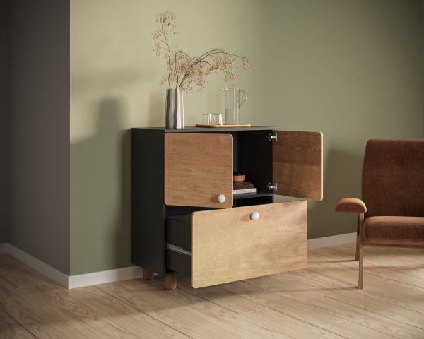 Комод с двумя дверками и ящиком Split SP03