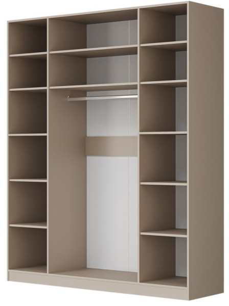 Шкаф распашной Вива ШР-4 с зеркалом