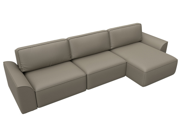 Диван угловой Лига-048 НПБ лонг Экокожа