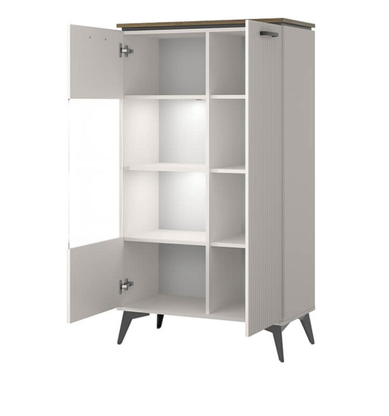 Шкаф с витриной 1V1D P VINATI