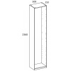 Корпус шкафа TETRA 50/236/35