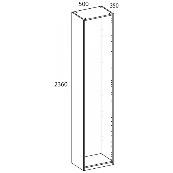 Корпус шкафа TETRA 50/236/35