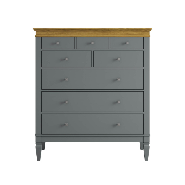 Комод Ольса-С 323 (Серый 7042/Антик 24)