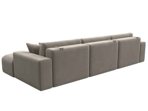 Диван угловой Лига-036 НПБ Классик Лонг правый угол Микровельвет