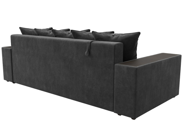 Диван прямой Дубай полки справа Велюр