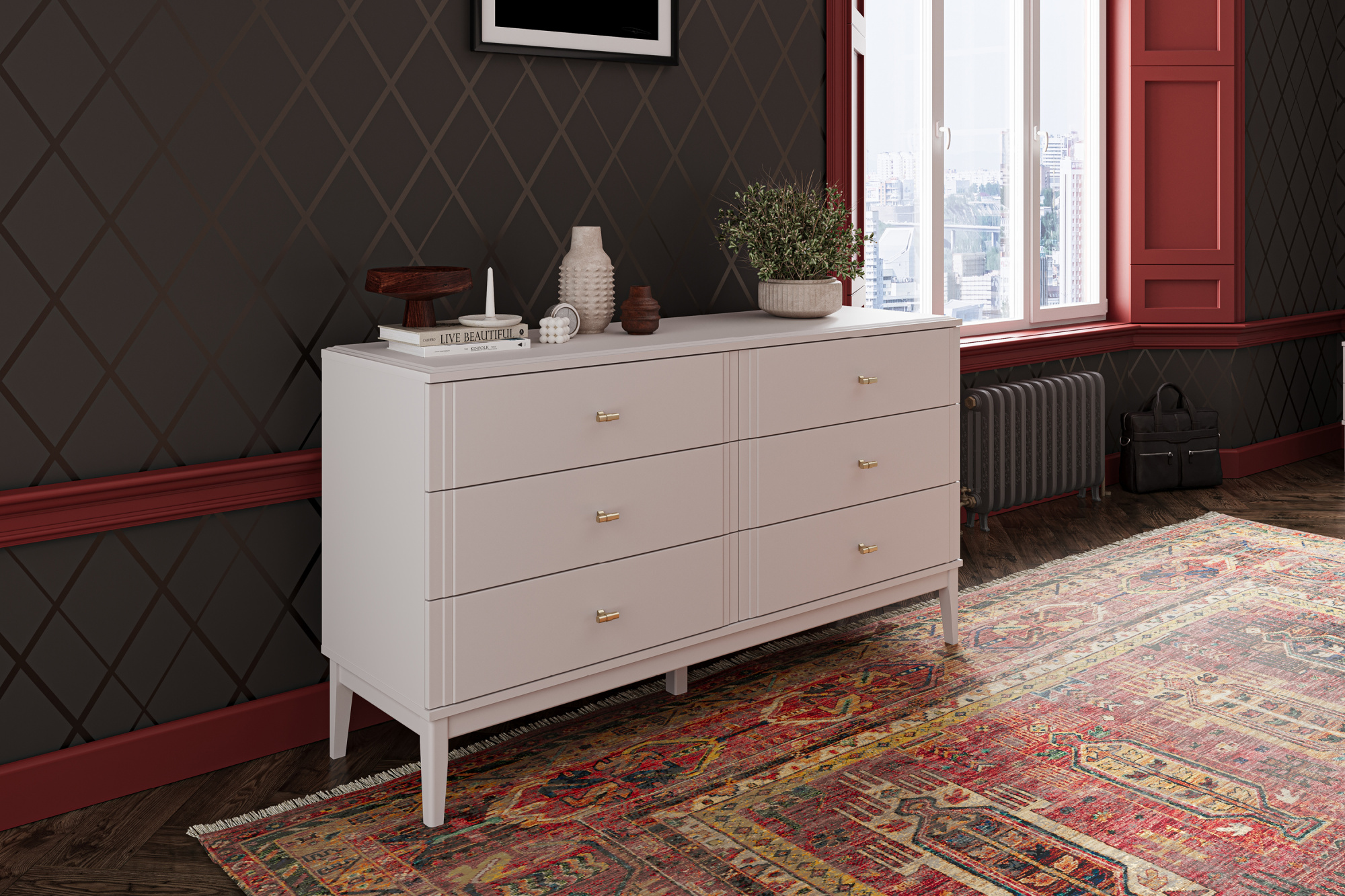 Комод Джали 6 ящиков